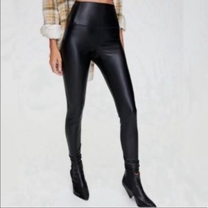 7 For All Mankind Faux leather legging